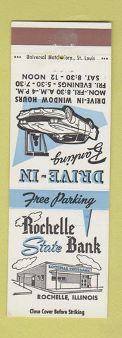 Matchbook Cover - Rochelle State Bank IL
