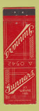 Matchbook Cover - Gunnars Fort Wayne IN WEAR