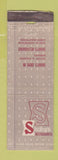 Matchbook Cover - Skoby's Restaurants North Hollywood Burbank CA WORN
