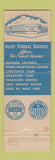 Matchbook Cover - Joliet Federal Savings IL