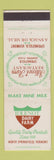Matchbook Cover - Idlenot Dairy Farm North Springfield VT
