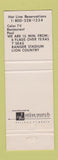 Matchbook Cover - Fort Worther Motel Fort Worth TX Best Western
