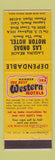 Matchbook Cover - Las Ondas Motor Hotel Laguna Beach CA Best Western