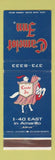 Matchbook Cover - Camelot Inn Amarillo TX