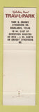 Matchbook Cover - Holiday Inn Trav L Park Highland TX