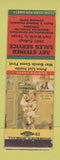 Matchbook Cover - Art Steiner Advertising Fort Worth TX