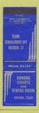 Matchbook Cover - Sonora Courts Motel Sonora TX