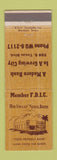 Matchbook Cover - Mid Valley State Bank Weslaco TX