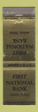 Matchbook Cover - First National Bank Anna TX
