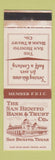 Matchbook Cover - San Benito Bank and Trust TX STAINED