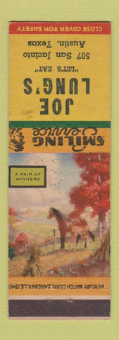 Matchbook Cover - Joe Lung's Restaurant Austin TX