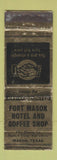 Matchbook Cover - Fort Mason Hotel Mason TX WEAR