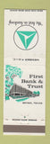 Matchbook Cover - First Bank and Trust Bryan TX WEAR