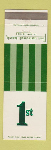 Matchbook Cover - First National Bank Port Lavaca TX