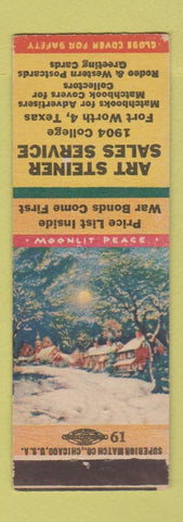 Matchbook Cover - Art Steiner Advertising Fort Worth TX