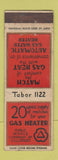 Matchbook Cover - Gas Heater Public Service Colorado WEAR