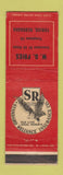 Matchbook Cover - WG Fries Insurance Tobias NE low phone # WEAR