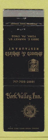 Matchbook Cover - Sword and Shield Restaurant York PA WEAR