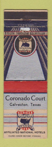 Matchbook Cover - Coronado Court Galveston TX