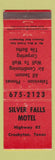 Matchbook Cover - Silver Falls Motel Crosbyton TX