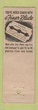Matchbook Cover - Montgomery Ward Lion Canada 1929 WEAR