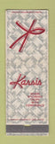 Matchbook Cover - Karsis Stores WY Wyoming WEAR