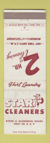 Matchbook Cover - Star Cleaners Toledo OH WEAR
