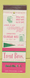 Matchbook Cover - Trent Bros Vending Juke Boxes Reidsville NC coin operated