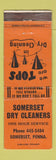 Matchbook Cover - Somerset Dry Cleaners Somerset PA WEAR