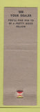 Matchbook Cover - Hamilton Hybrid Farmers Aurora NE WEAR