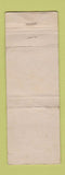 Matchbook Cover - Carlstrom Bros Contractor Fremont NE WORN