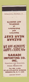 Matchbook Cover - Sahadi Imports Oriental Art Brooklyn NY foods
