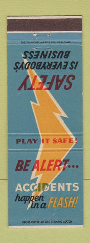 Matchbook Cover - Safety Accidents Happen