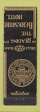 Matchbook Cover - Berkshire Hotel Reading PA BLACK