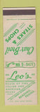 Matchbook Cover - Leo's Italian Restaurant Reading PA