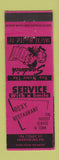 Matchbook Cover - Roxy Restaurant Harrisburg PA