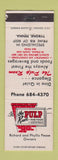 Matchbook Cover - Pulp Restaurant Tyrone PA WEAR