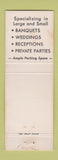 Matchbook Cover - Pulp Restaurant Tyrone PA WEAR