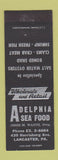 Matchbook Cover - Adelphia Seafood Lancaster PA