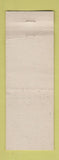 Matchbook Cover - Tony's Produce low phone # WORN