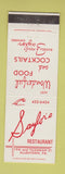 Matchbook Cover - Saylor's Restaurant Allentown PA