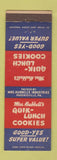 Matchbook Cover - Mrs. Hubbell's Lunch Cookies Phoenixville PA
