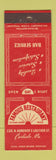 Matchbook Cover - Famous Restaurant Carlisle PA