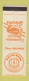 Matchbook Cover - Sirloin Room Restaurant Chambersburg PA