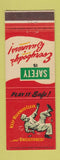 Matchbook Cover - Safety Slips falls