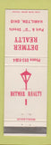 Matchbook Cover - Detmer Real Estate Hamilton OH