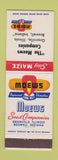 Matchbook Cover - Moews Corn Seed Granville IN Boswell IN
