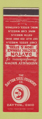 Matchbook Cover - Dayton Steel Foundry Dayton OH