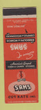 Matchbook Cover - Sams Cut Rate Drug Detroit MI