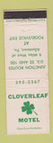 Matchbook Cover - Cloverleaf Motel Allentown PA